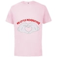 thumbnail image 1 of Disney Mickey Mouse My Little Mouseketeer Mom - Short Sleeve Cotton T-Shirt for Adults - Customized-Soft Pink, 1 of 5