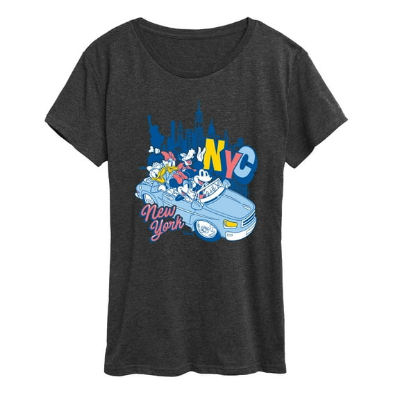 Disney - Mickey Mouse New York City - Women's Short Sleeve Graphic T-Shirt
