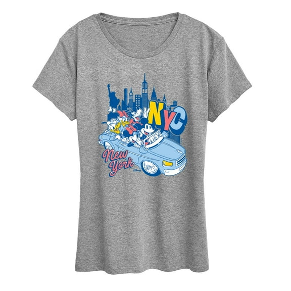 Disney - Mickey Mouse New York City - Women's Short Sleeve Graphic T-Shirt