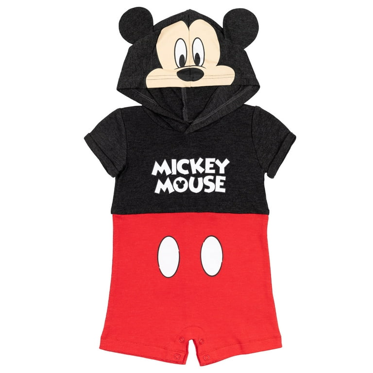 Disney Mickey Mouse Newborn Baby Boys Cosplay Romper Newborn to