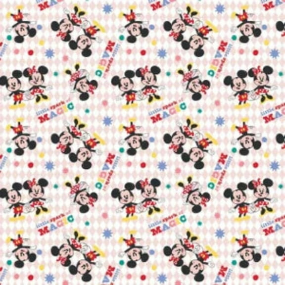 Disney Mickey Mouse Nursery Magic Cotton Fabric
