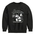 thumbnail image 1 of Disney - Mickey Mouse - Oh Boy Hashtag Current Mood - Youth Crewneck Fleece Sweatshirt, 1 of 5