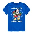 thumbnail image 1 of Disney - Mickey Mouse Oh Boy Its Christmas - Toddler & Youth Short Sleeve Graphic T-Shirt, 1 of 4