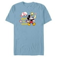 thumbnail image 1 of Disney Mickey Mouse Oh Boy Ready to Learn - Short Sleeve Blended T-Shirt for Adults - Customized-Ocean Blue, 1 of 5