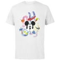 thumbnail image 1 of Disney Mickey Mouse “Oh Boy” Summer Beach Vacation Surprise- Short Sleeve Cotton T-Shirt for Adults - Customized-White, 1 of 5