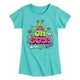 thumbnail image 1 of Disney - Mickey Mouse - Oh Boy! - Toddler & Youth Girls Short Sleeve Graphic T-Shirt, 1 of 4
