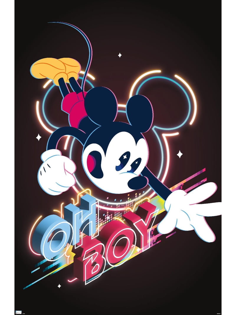 Disney Mickey Mouse - Oh Boy Wall Poster, 22.375