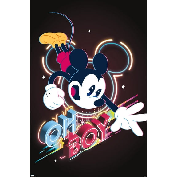 Disney Mickey Mouse - Oh Boy Wall Poster, 22.375" x 34"