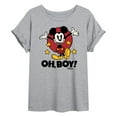 thumbnail image 1 of Disney - Mickey Mouse - Oh Boy! - Women's Oversized T-Shirt, 1 of 5
