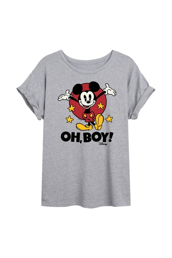 - Mickey Mouse Oversized Graphic T-Shirt