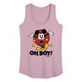 thumbnail image 1 of Disney - Mickey Mouse - Oh Boy! - Women's Racerback Tank Top, 1 of 4