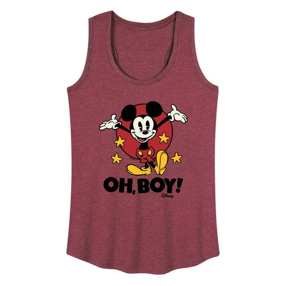Disney - Mickey Mouse - Oh Boy! - Women's Racerback Tank Top