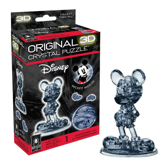 Disney Mickey Mouse Original 3D Crystal Puzzle by BePuzzled, Ages 12 and Up