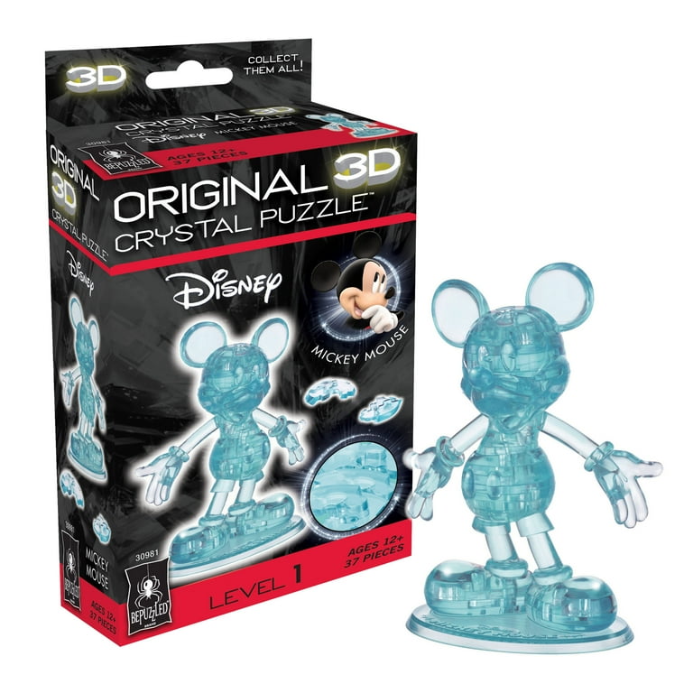 Disney Mickey Mouse Original 3D Crystal Puzzle by BePuzzled, Ages