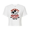thumbnail image 1 of Disney - Mickey Mouse - Original & Classic Since 1928 - Juniors Cropped Cotton Blend T-Shirt, 1 of 5