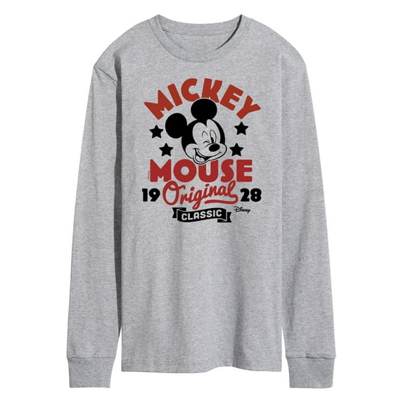 Disney - Mickey Mouse - Original & Classic Since 1928 - Men's Long Sleeve T-Shirt