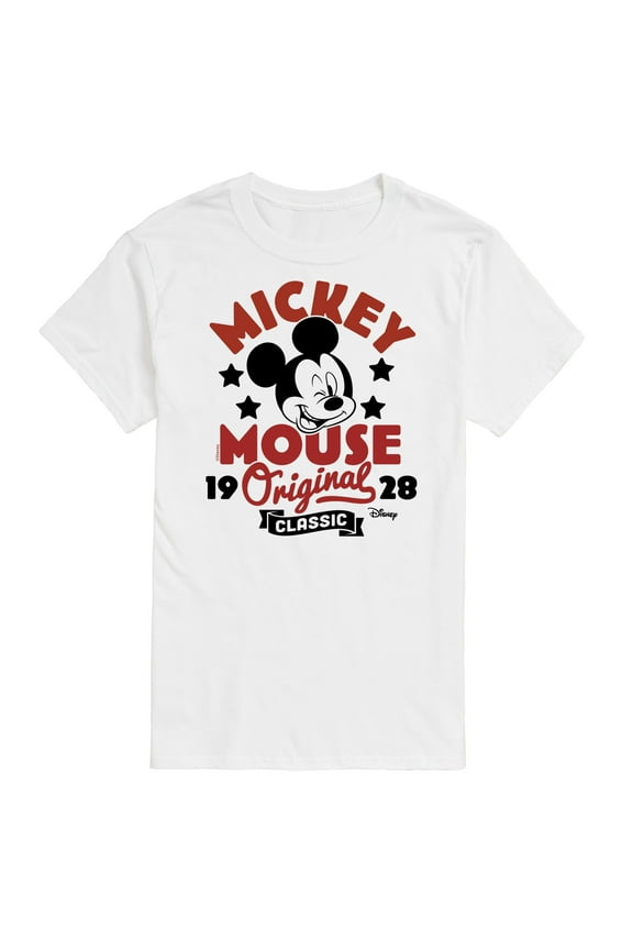 - Mickey Mouse - Original & Classic Since 1928 - Men's Short Sleeve Graphic T-Shirt