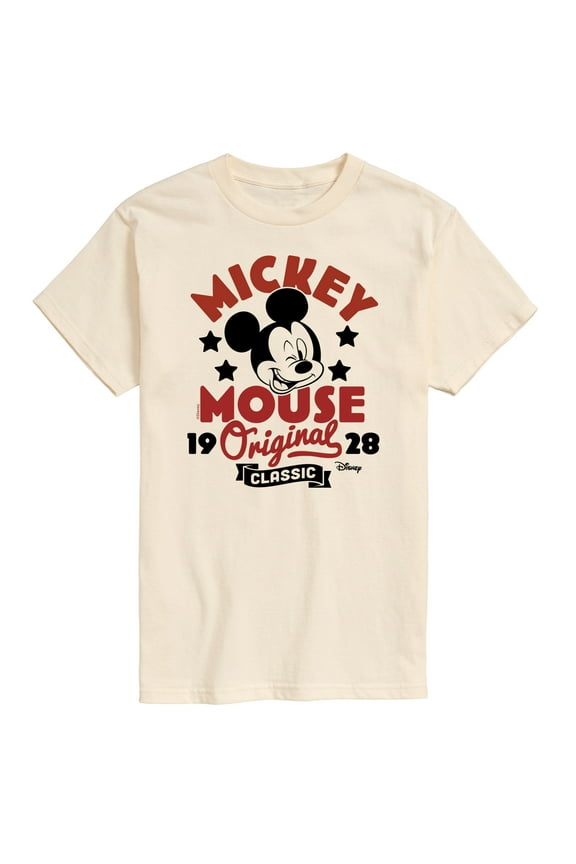 - Mickey Mouse - Original & Classic Since 1928 - Men's Short Sleeve Graphic T-Shirt