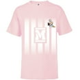 thumbnail image 1 of Disney Mickey Mouse Original Football M Soccer - Short Sleeve T-Shirt for Kids - Customized-Soft Pink, 1 of 5