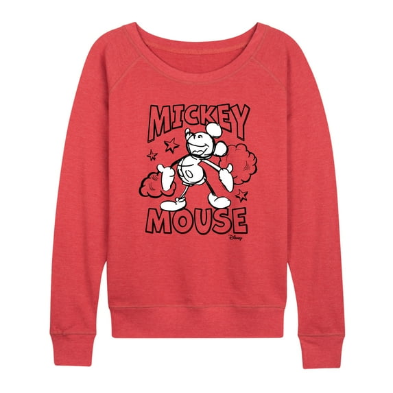 Disney - Mickey Mouse - Original Sketch - Women's Lightweight French Terry Pullover