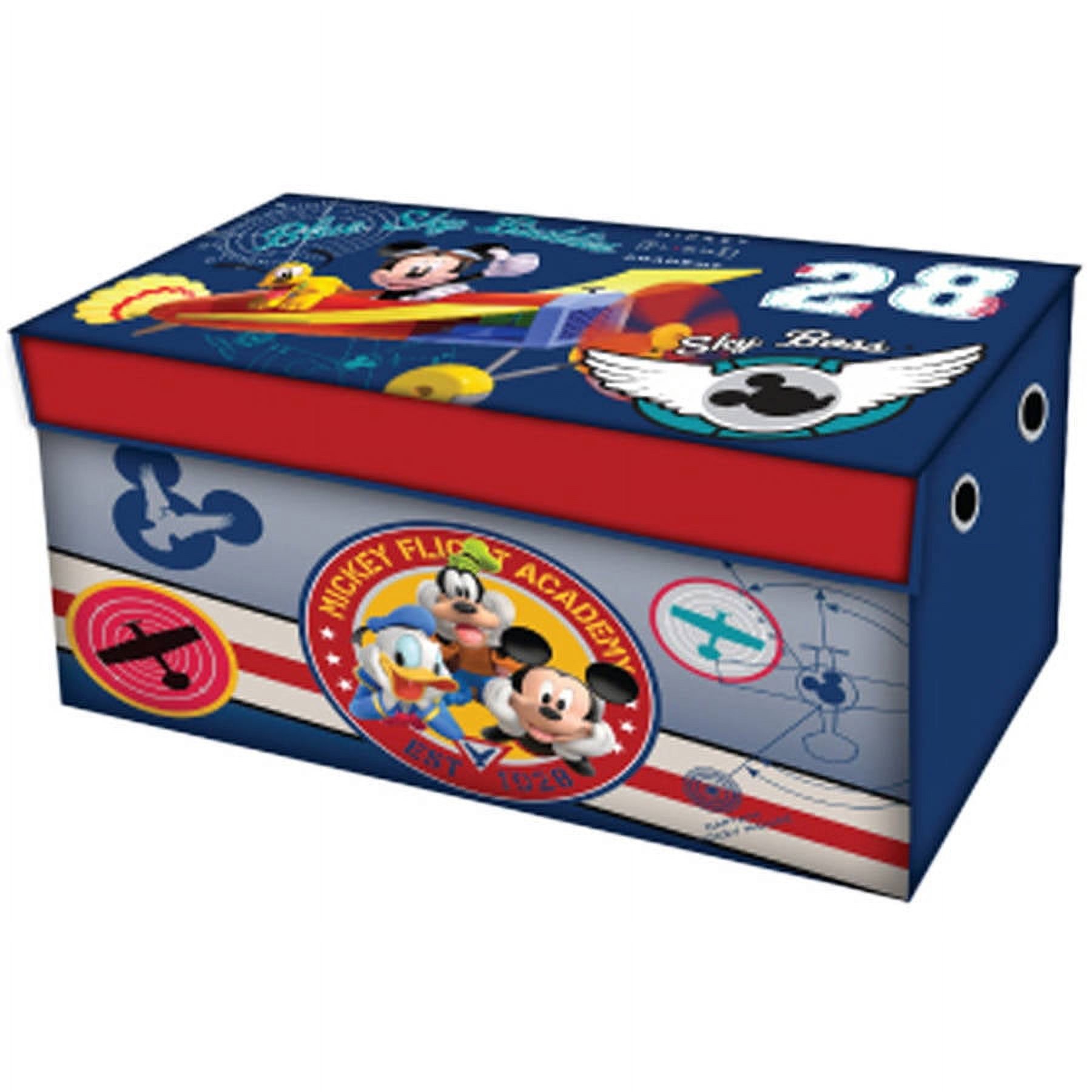 Disney Mickey Mouse Oversized Soft Collapsible Storage Toy Trunk - image 1 of 2