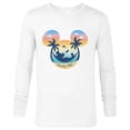 thumbnail image 1 of Disney Mickey Mouse & Pals Beach Vacation Summer Vibes- Long Sleeve T-Shirt for Men - Customized-White, 1 of 5