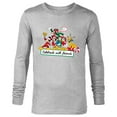 thumbnail image 1 of Disney Mickey Mouse & Pals Celebrate with Friends Christmas - Long Sleeve T-Shirt for Men - Customized-Athletic Heather, 1 of 5