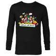 thumbnail image 1 of Disney Mickey Mouse & Pals Celebrate with Friends Christmas - Long Sleeve T-Shirt for Men - Customized-Black, 1 of 5