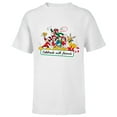thumbnail image 1 of Disney Mickey Mouse & Pals Celebrate with Friends Christmas - Short Sleeve T-Shirt for Kids - Customized-White, 1 of 5