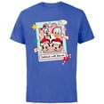 thumbnail image 1 of Disney Mickey Mouse & Pals Christmas Celebrate with Friends - Short Sleeve Cotton T-Shirt for Adults - Customized-Royal Heather, 1 of 5