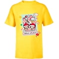thumbnail image 1 of Disney Mickey Mouse & Pals Christmas Celebrate with Friends - Short Sleeve T-Shirt for Kids - Customized-Yellow, 1 of 5