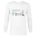 thumbnail image 1 of Disney Mickey Mouse & Pals Holiday Christmas Secret Santa - Long Sleeve T-Shirt for Men - Customized-White, 1 of 5