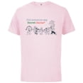 thumbnail image 1 of Disney Mickey Mouse & Pals Holiday Christmas Secret Santa - Short Sleeve Cotton T-Shirt for Adults - Customized-Soft Pink, 1 of 5