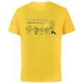 thumbnail image 1 of Disney Mickey Mouse & Pals Holiday Christmas Secret Santa - Short Sleeve Cotton T-Shirt for Adults - Customized-Yellow, 1 of 5