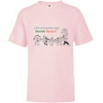 thumbnail image 1 of Disney Mickey Mouse & Pals Holiday Christmas Secret Santa - Short Sleeve T-Shirt for Kids - Customized-Soft Pink, 1 of 5
