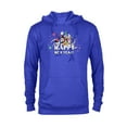 thumbnail image 1 of Disney Mickey Mouse & Pals Retro Happy New Year Celebration - Pullover Hoodie for Adults - Customized-Royal, 1 of 5