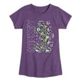thumbnail image 1 of Disney - Mickey Mouse Pattern Drawing - Toddler & Youth Girls Short Sleeve Graphic T-Shirt, 1 of 5