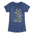 thumbnail image 1 of Disney - Mickey Mouse Pattern Drawing - Toddler & Youth Girls Short Sleeve Graphic T-Shirt, 1 of 5
