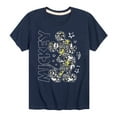 thumbnail image 1 of Disney - Mickey Mouse Pattern Drawing - Youth Short Sleeve Graphic T-Shirt, 1 of 5