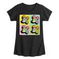thumbnail image 1 of Disney - Mickey Mouse - Peace Sign On My Mind - Toddler & Youth Girls Short Sleeve Graphic T-Shirt, 1 of 4