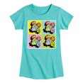 thumbnail image 1 of Disney - Mickey Mouse - Peace Sign On My Mind - Toddler & Youth Girls Short Sleeve Graphic T-Shirt, 1 of 4