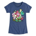 thumbnail image 1 of Disney - Mickey Mouse - Peace To You - Toddler & Youth Girls Short Sleeve Graphic T-Shirt, 1 of 5