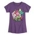 thumbnail image 1 of Disney - Mickey Mouse - Peace To You - Toddler & Youth Girls Short Sleeve Graphic T-Shirt, 1 of 5