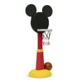 thumbnail image 1 of Disney Mickey Mouse Plastic Basketball Set by Delta Children - Includes Basketball Hoop, 1 Basketball and Ball Pump, Red/Black, 1 of 9
