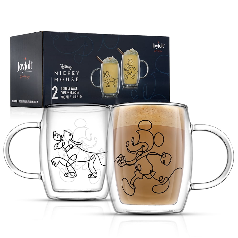 Disney Mickey & Minnie Mouse Peekaboo 2-Pack 16 Oz Ceramic Mug Set