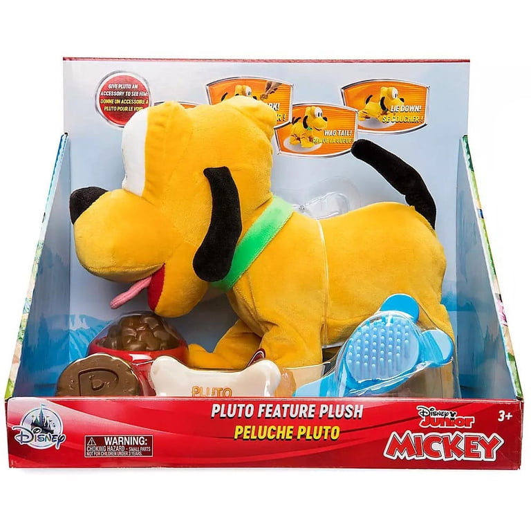Disney Junior Pluto Multi-Feature Plush Toy Set New with Box