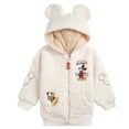 thumbnail image 1 of Disney Mickey Mouse Pluto Toddler Boys Cozy Sherpa Zip Up Hoodie Newborn to Toddler, 1 of 1