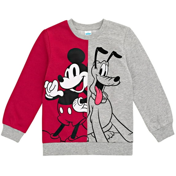 Disney Mickey Mouse Pluto Toddler Boys Fleece Sweatshirt 5T