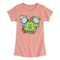 thumbnail image 1 of Disney - Mickey Mouse - Pop Art Happy Mickey - Toddler & Youth Girls Short Sleeve T-Shirt, 1 of 4