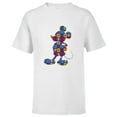 thumbnail image 1 of Disney Mickey Mouse Pose Día de los Muertos Day of the Dead - Short Sleeve T-Shirt for Kids - Customized-White, 1 of 5
